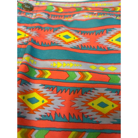 Chubbies Mens Tribal Print Swim Trunks Size S With Elastic Waistband & Mesh Lini - Picture 2 of 5